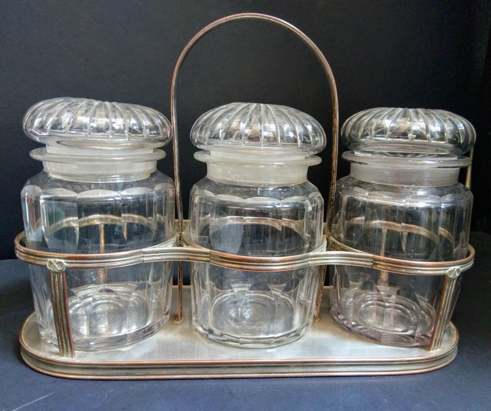 Antique Sheffield Plate Jar Stand c.1815 (1 of 5)