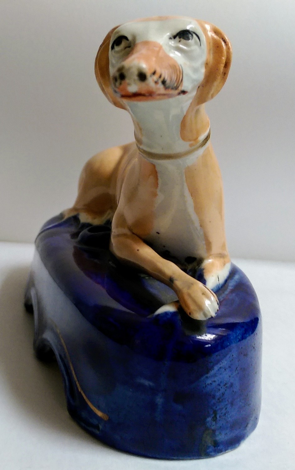 Staffordshire Greyhound Pen Holder c.1855 (1 of 6)