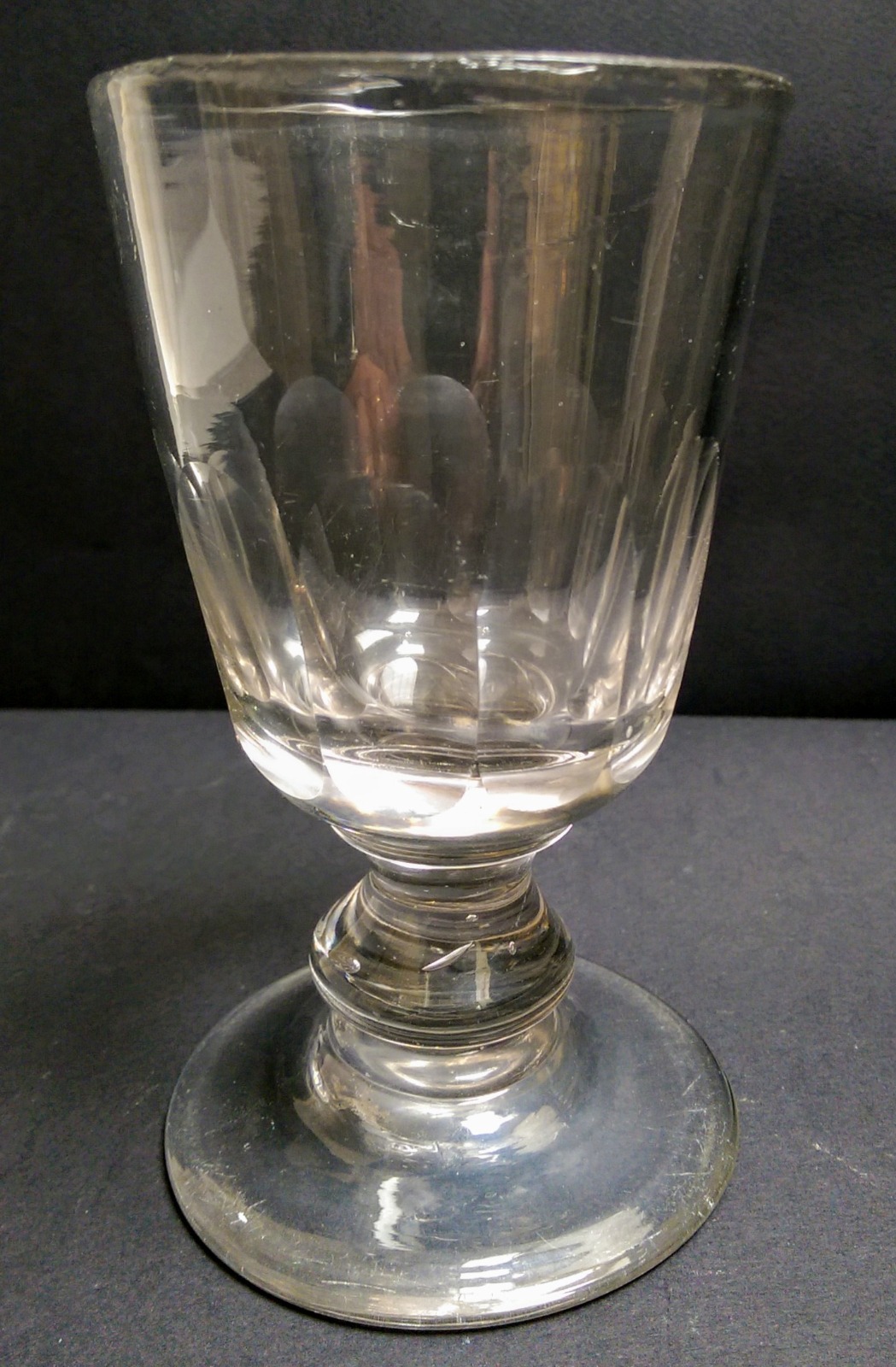 Georgian Rummer with Facet Cutting c.1800 (1 of 5)