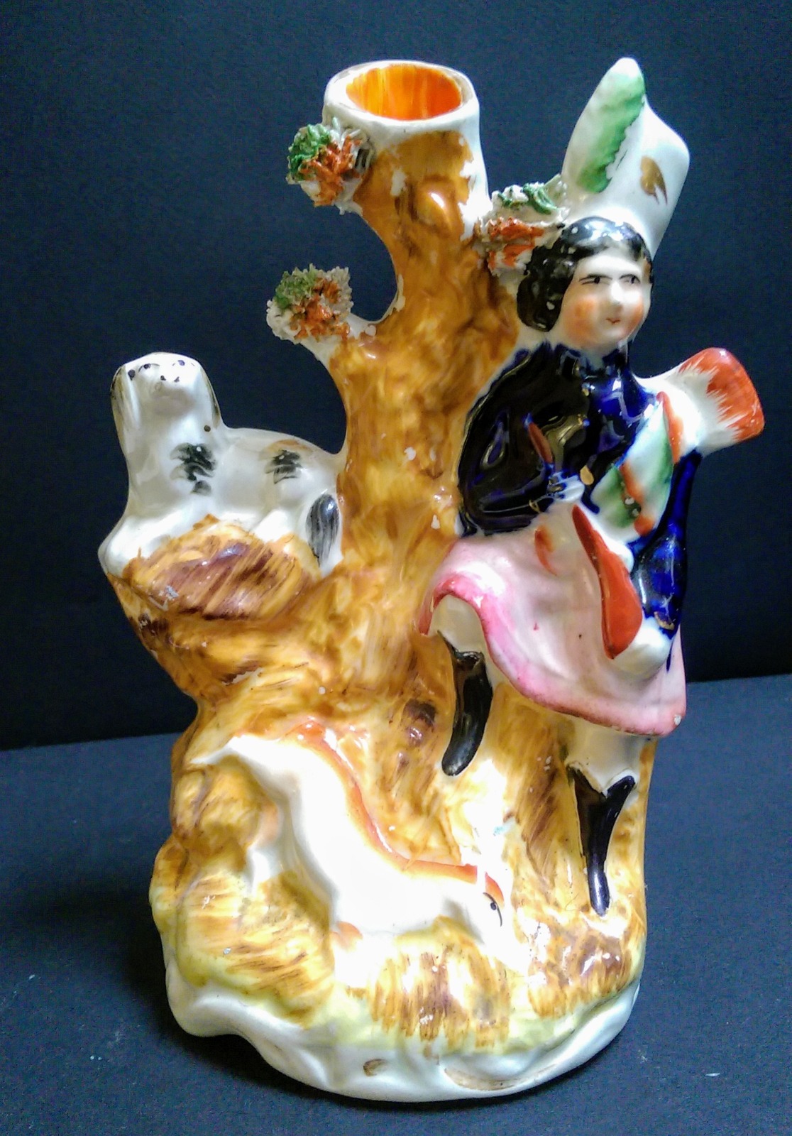 Staffordshire Spill Vase of a Highland Huntsman c.1850 (1 of 6)