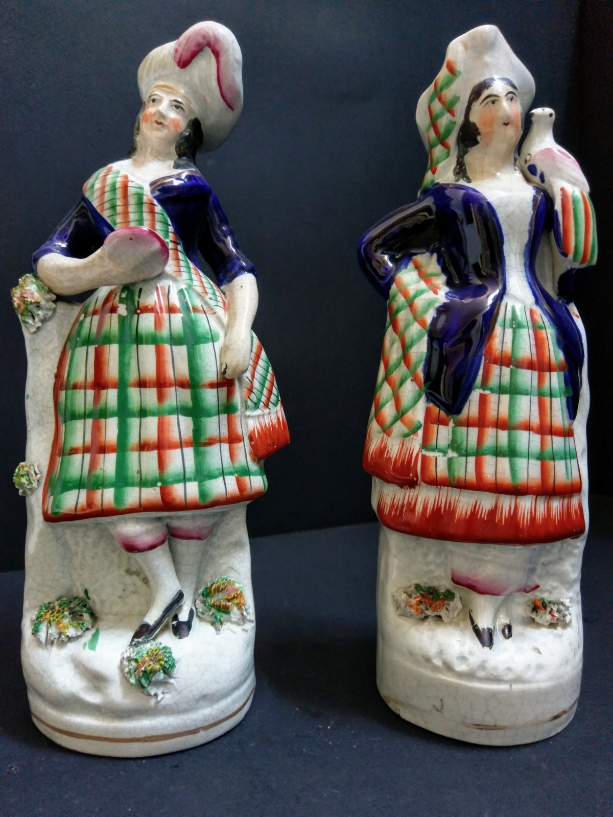 Pair of Staffordshire Highland Figures c.1850 (1 of 8)