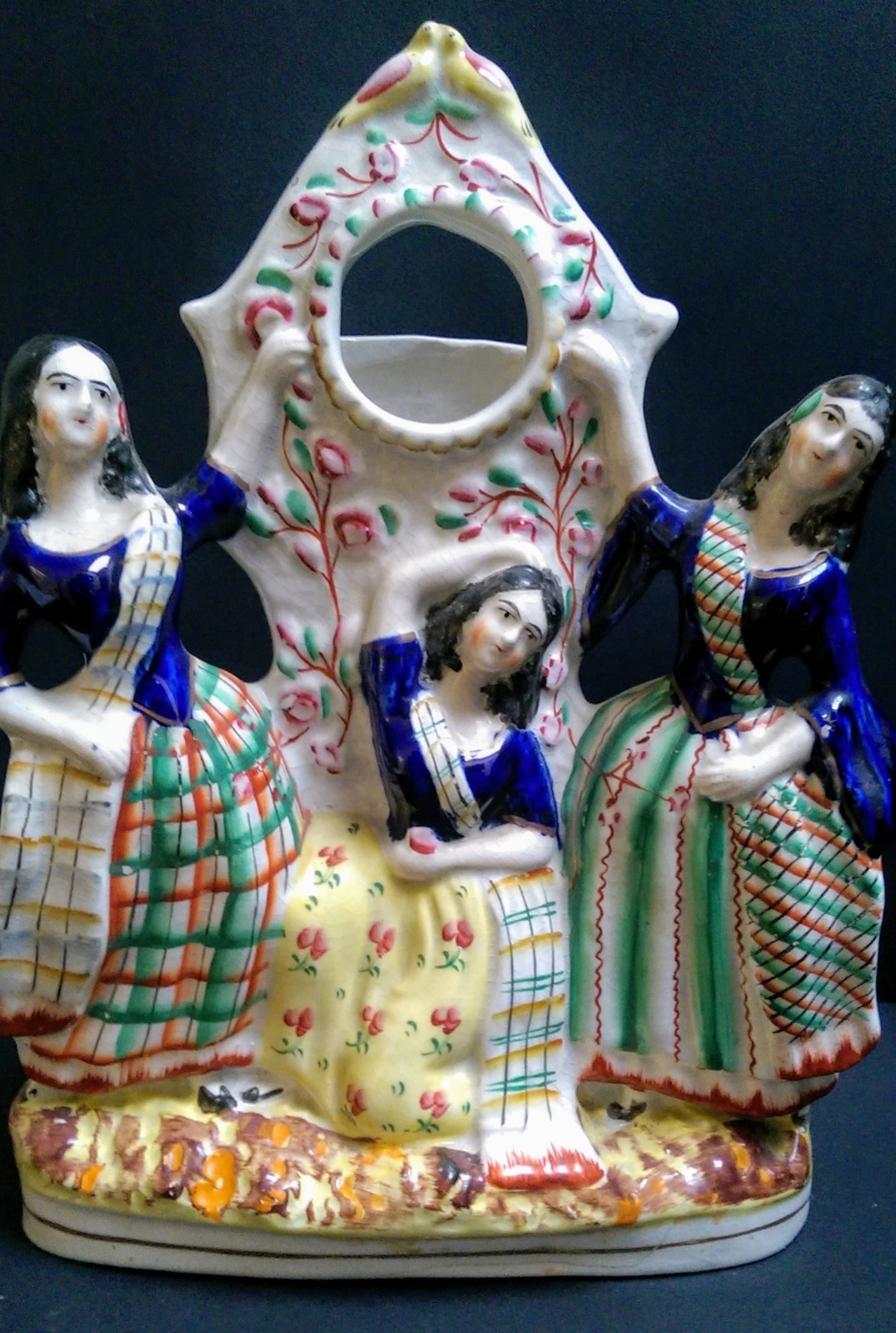 Staffordshire Pocket Watch Holder c.1855 (1 of 7)