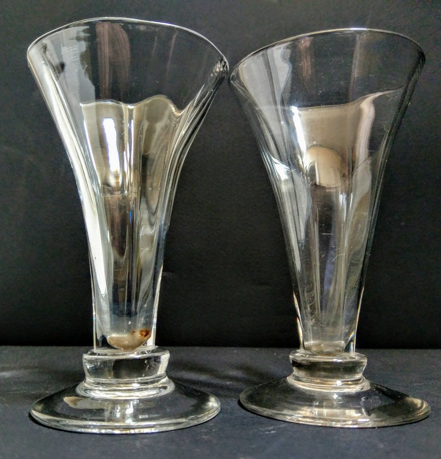 Pair of Fluted Jelly Glasses c.1830 (1 of 4)