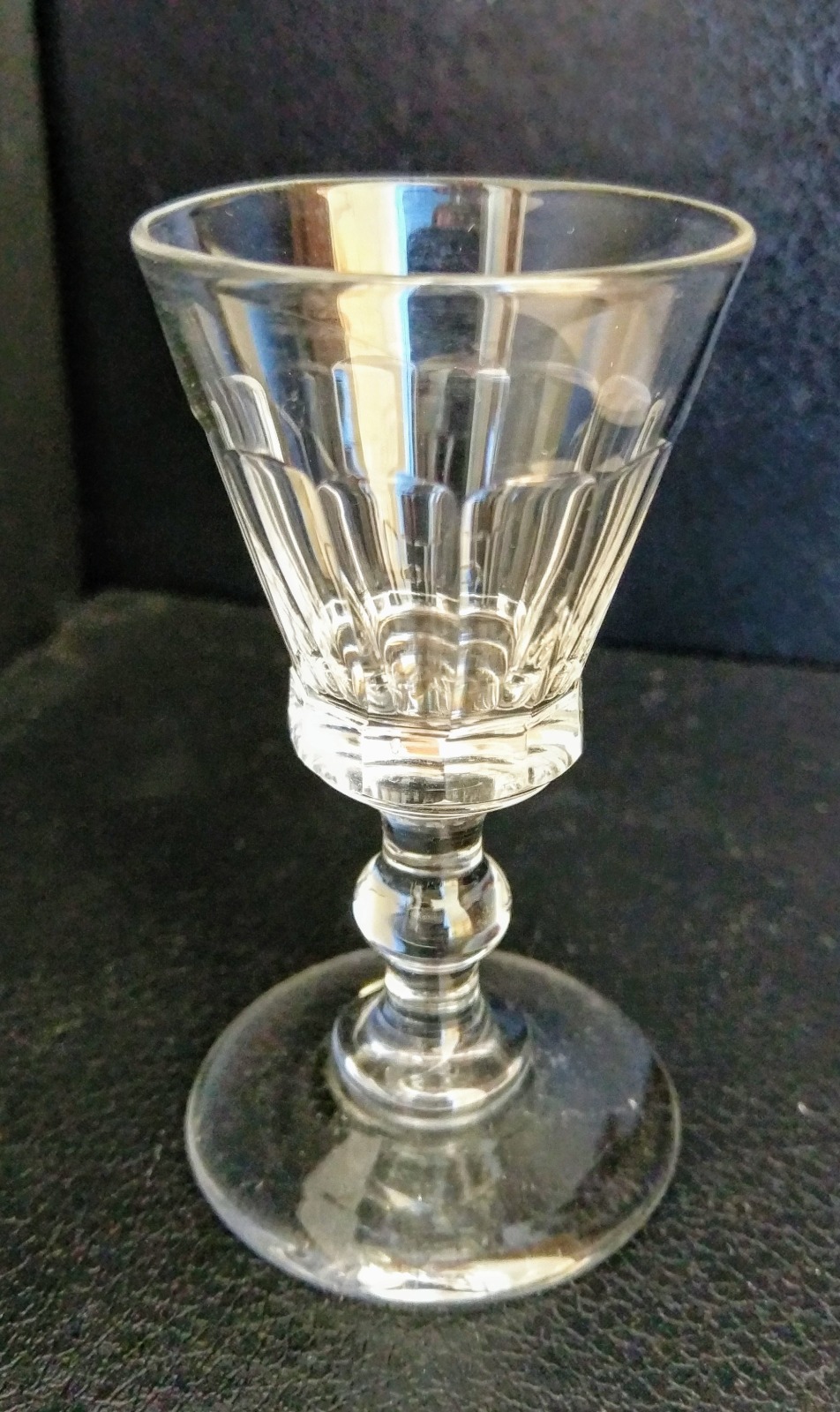 Georgian Facet Cut Port Glass c.1810 (1 of 1) Georgian Facet Cut Port Glass c.1810 (1 of 1)