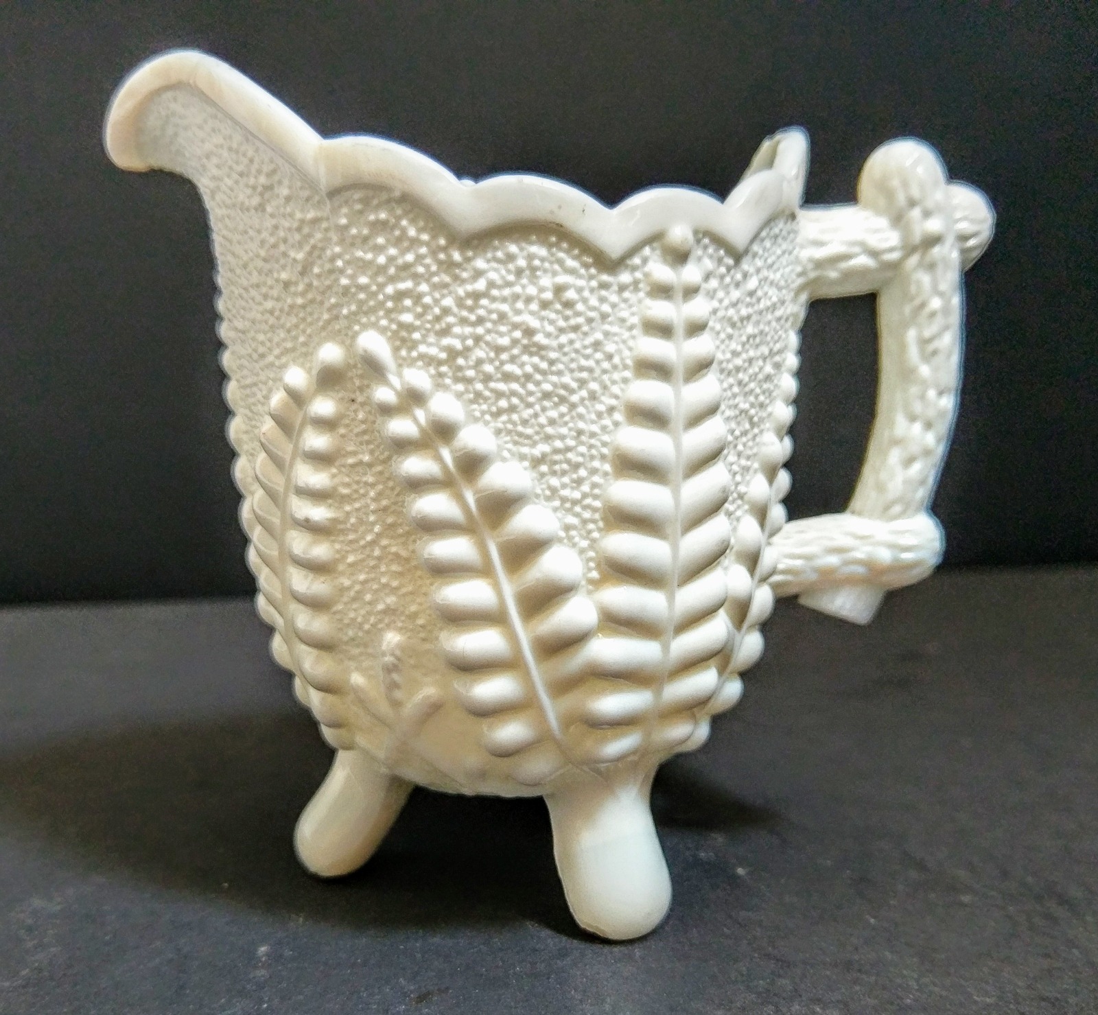 Pressed Glass Cream Jug c.1885 (1 of 6)