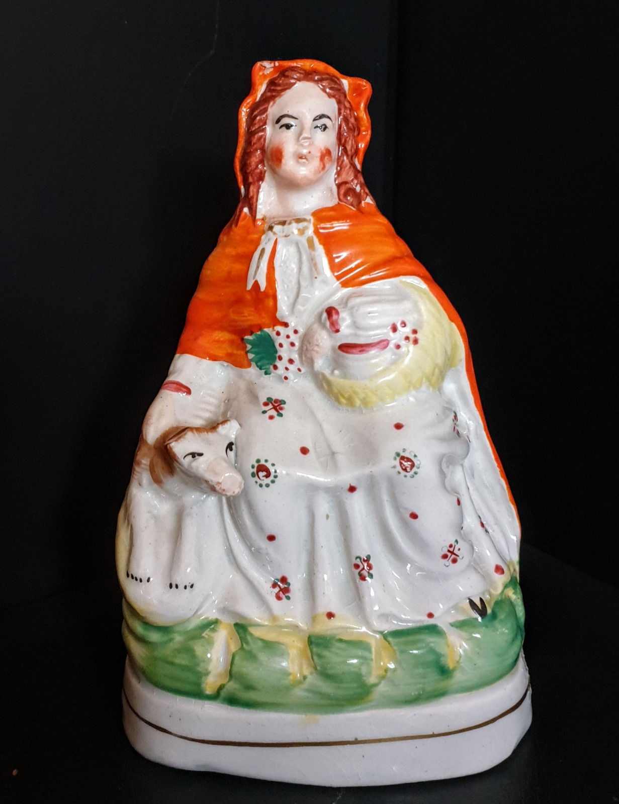 Staffordshire Red Riding Hood c.1865 (1 of 5)