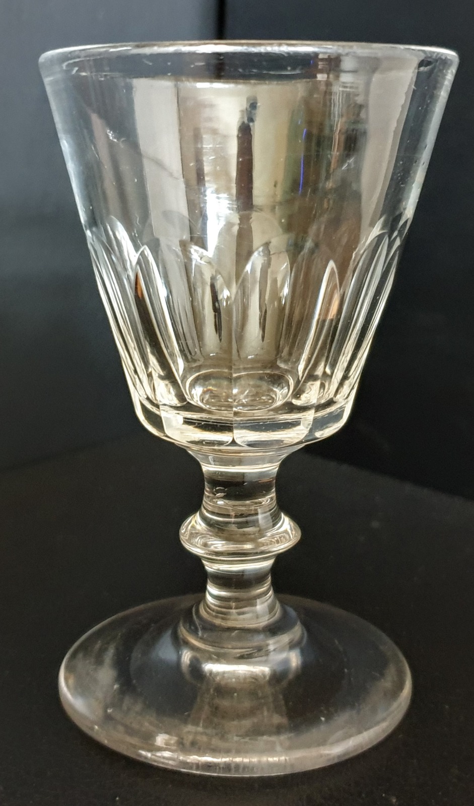 Facet Cut Wine Glass c.1800 NAC/d/13720/720 / LA218324