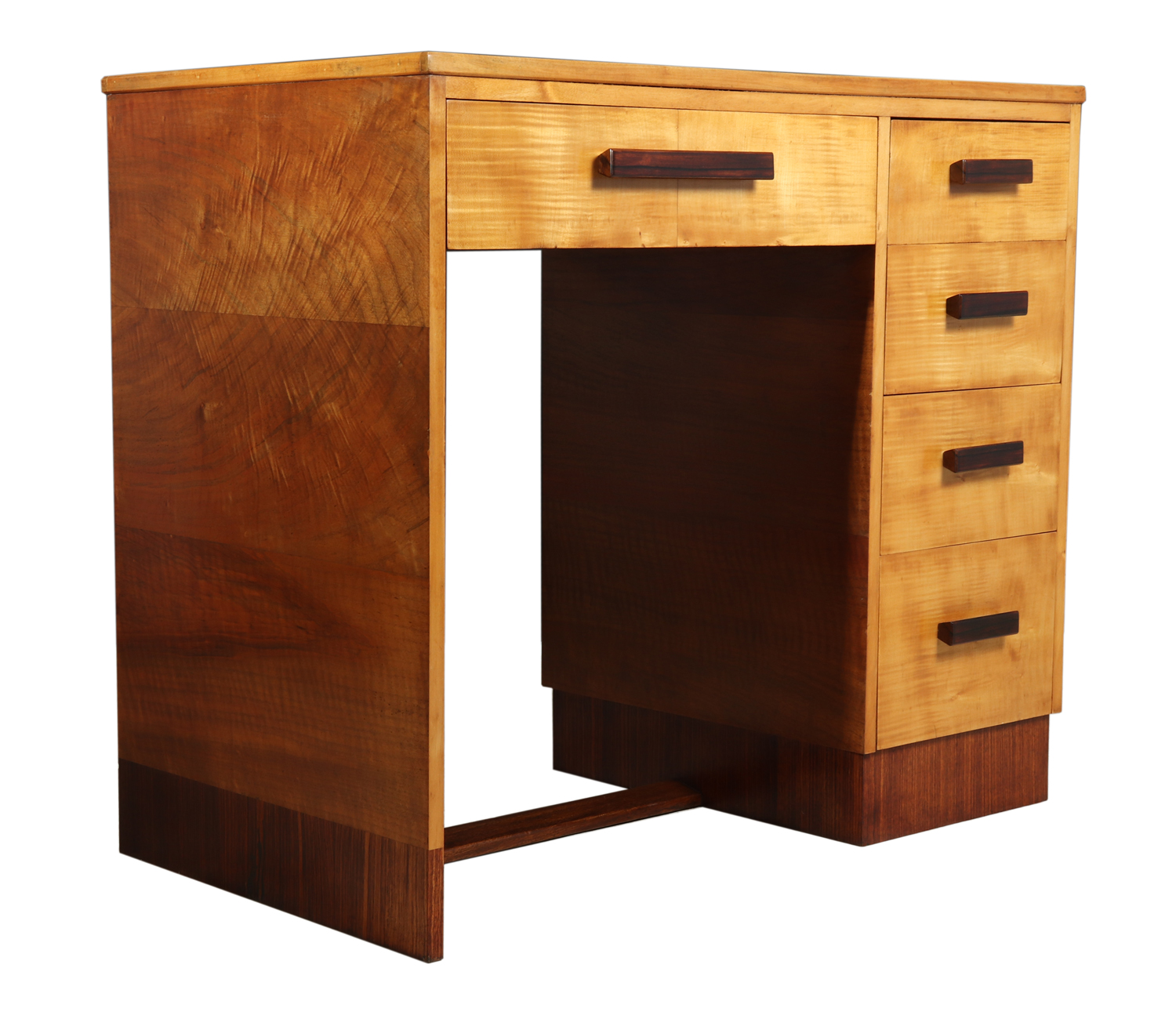 Art Deco Desk in Sycamore c.1930 (1 of 13) Art Deco Desk in Sycamore c.1930 (1 of 13)