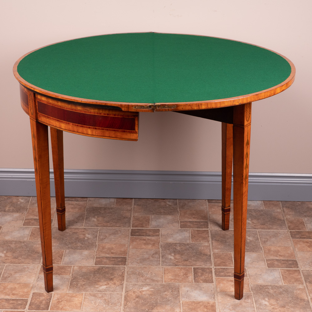 Georgian Satinwood Card Table (1 of 24)