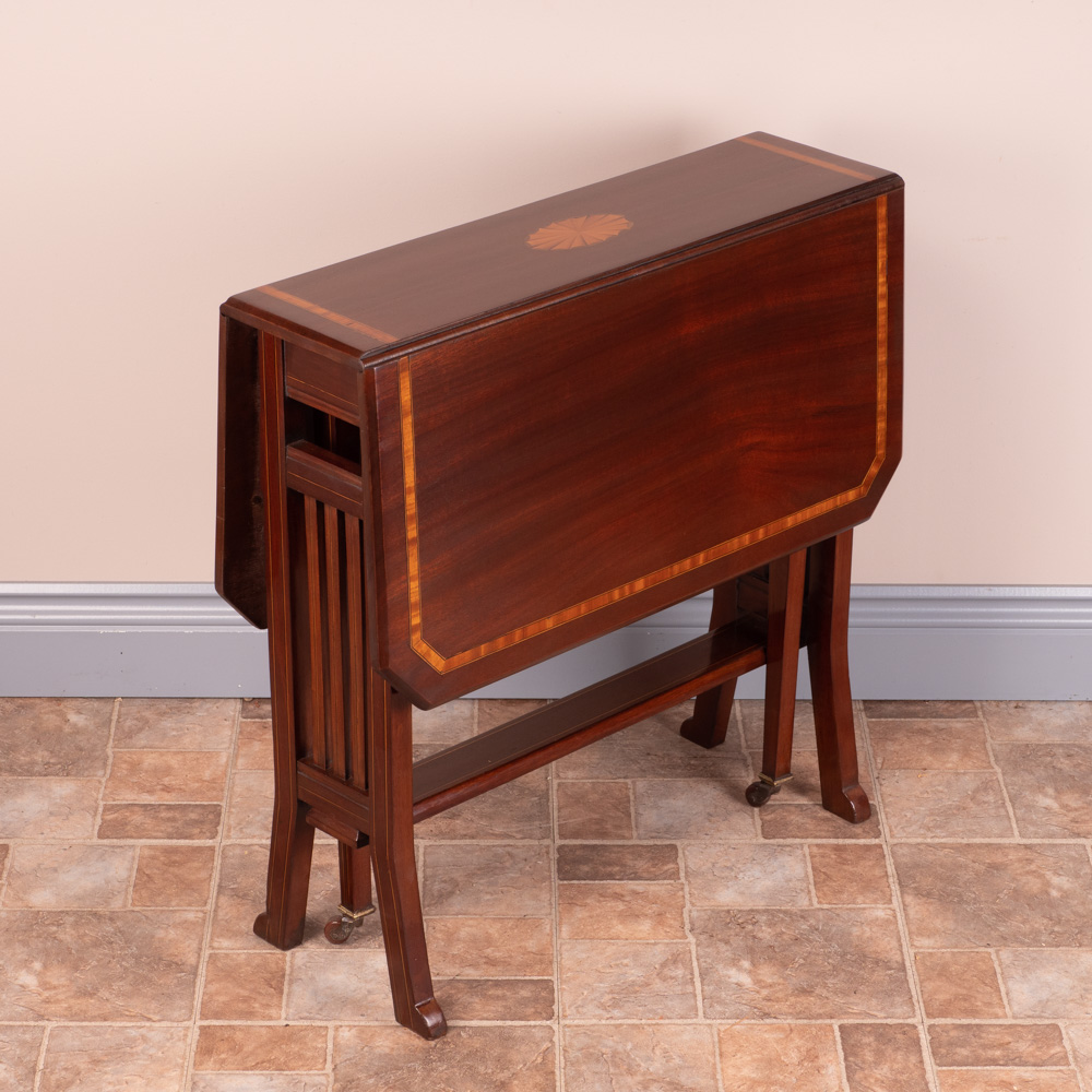 Inlaid Mahogany Sutherland Table (1 of 22)