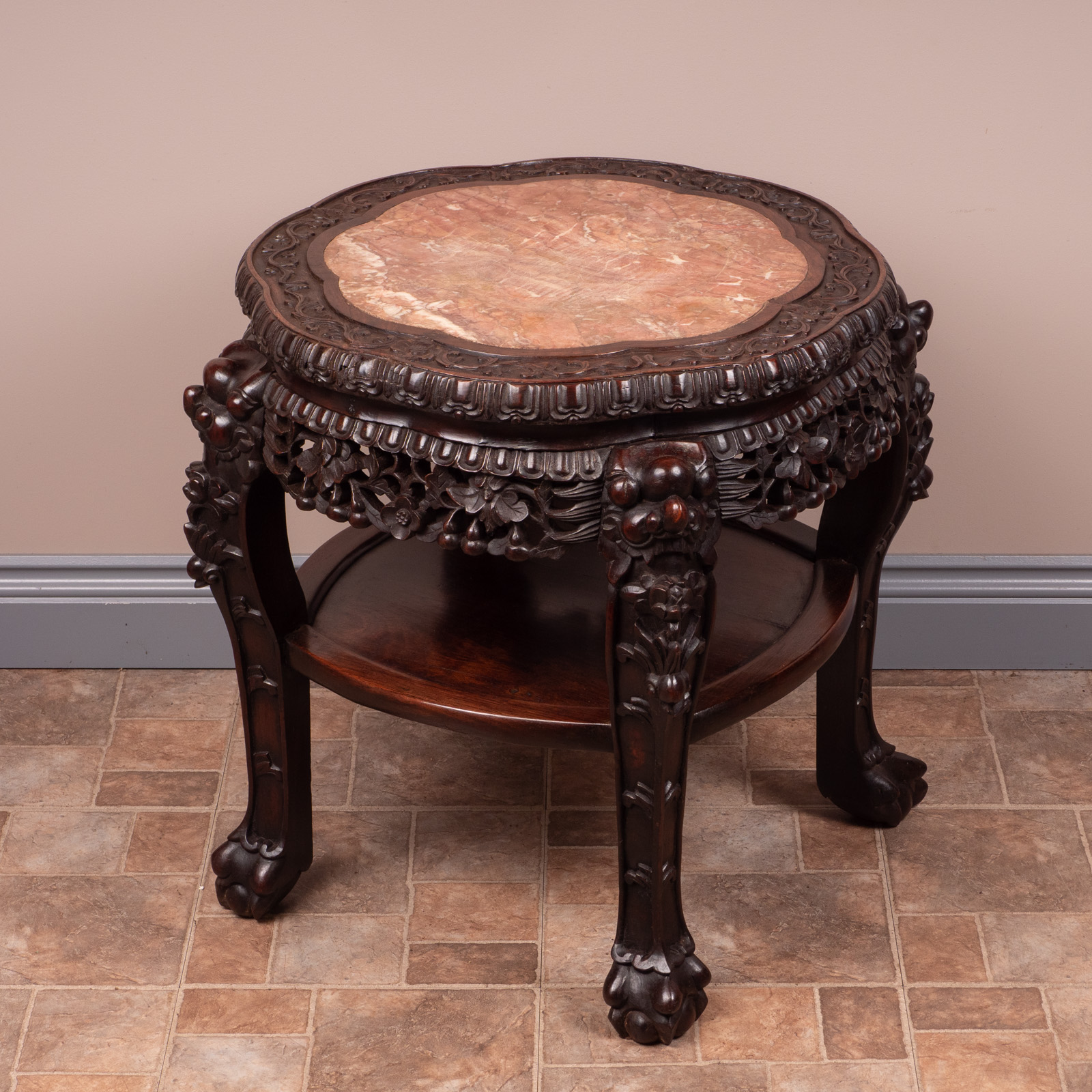 Good Quality Oriental Occasional Table c.1900 (1 of 9)