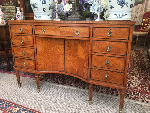 Maples Satinwood Desk (1 of 12)