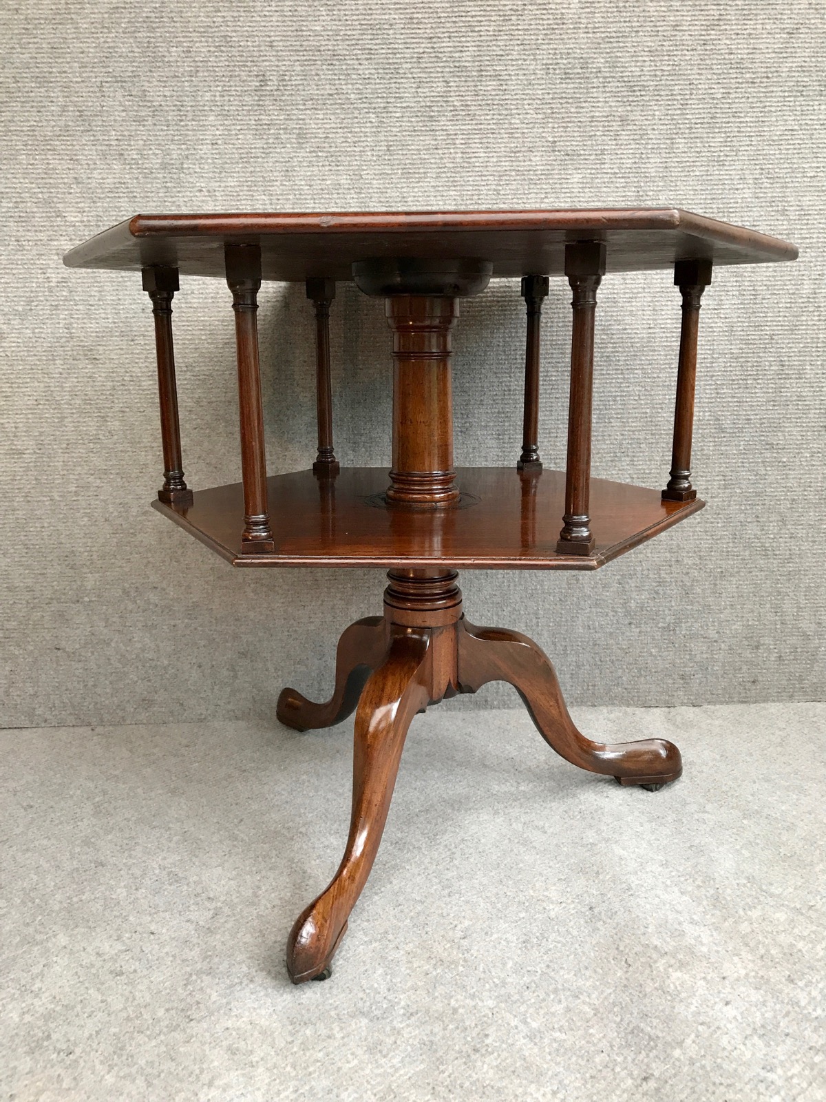 Georgian Hexagonal Book Table c.1760 (1 of 14)