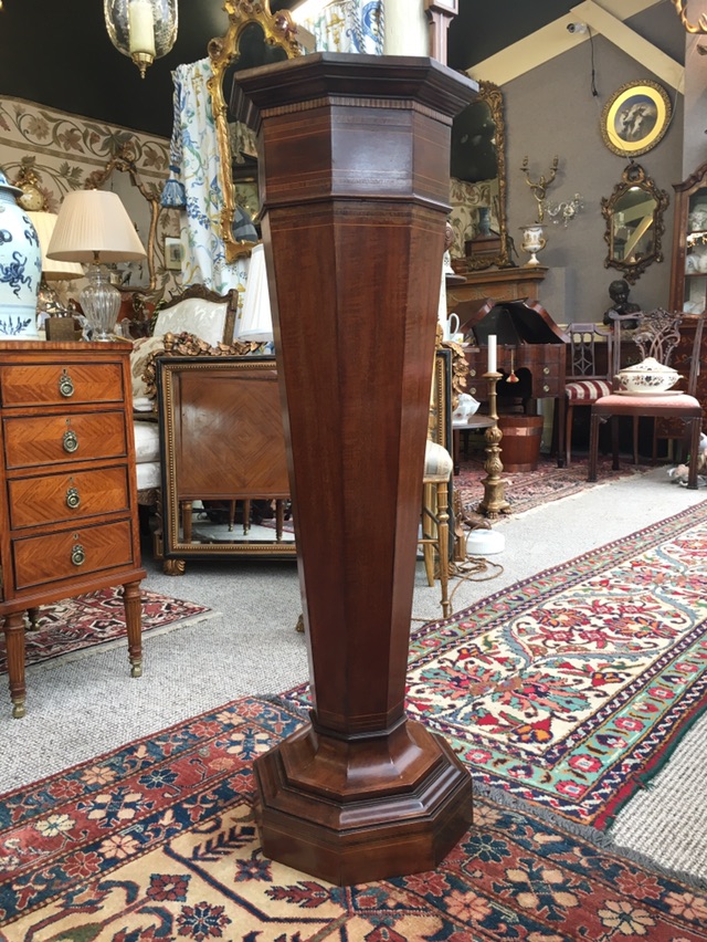 Edwardian Mahogany Pedestal (1 of 11)