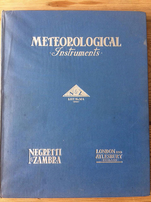 Negretti & Zambra London Standard Meteorological Instruments (1 of 1)