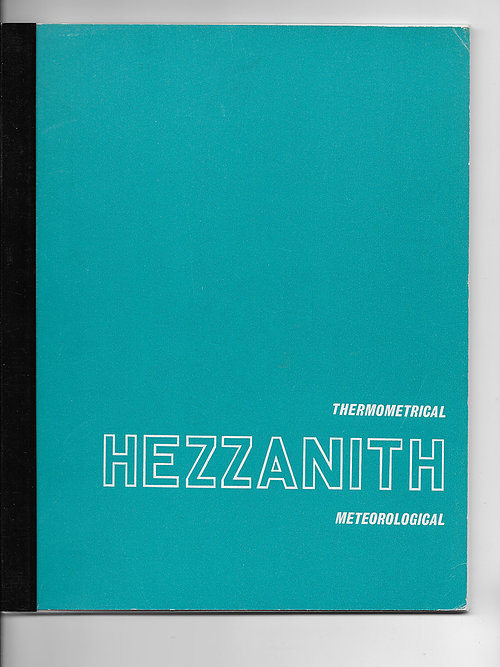 Hezzanith 'Trade Name for Heath, Hick & Perken, London' Thermometrics, Meteorol (1 of 1)