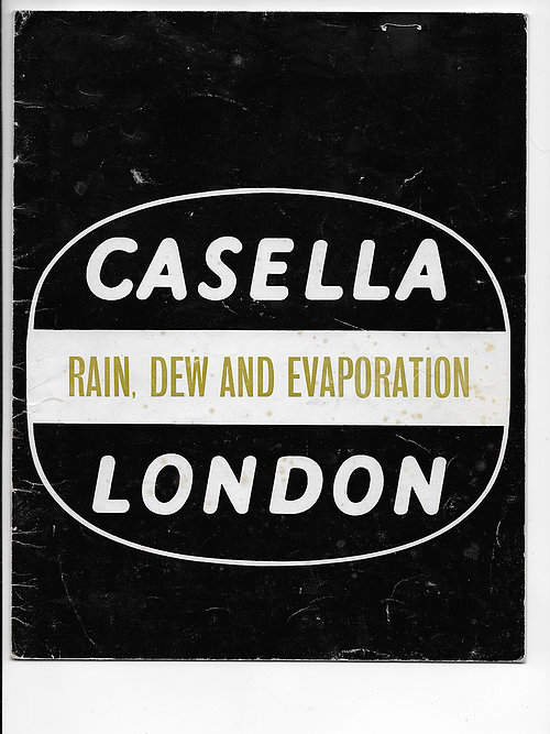 Casella London Rain, Dew & Evaporation 1974 (1 of 1)