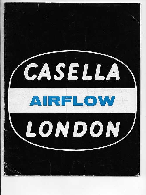 Casella London Airflow Ref: 933 c.1974 (1 of 1)