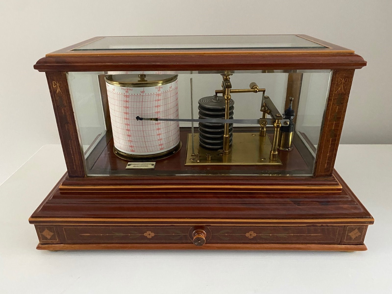 Magnificent Barograph, Manchester c.1901 (1 of 6)