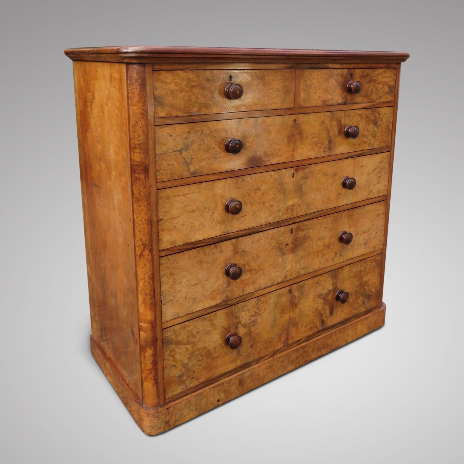Superb Quality Burr Walnut Victorian Chest of Drawers c.1860 (1 of 6) Superb Quality Burr Walnut Victorian Chest of Drawers c.1860 (1 of 6)