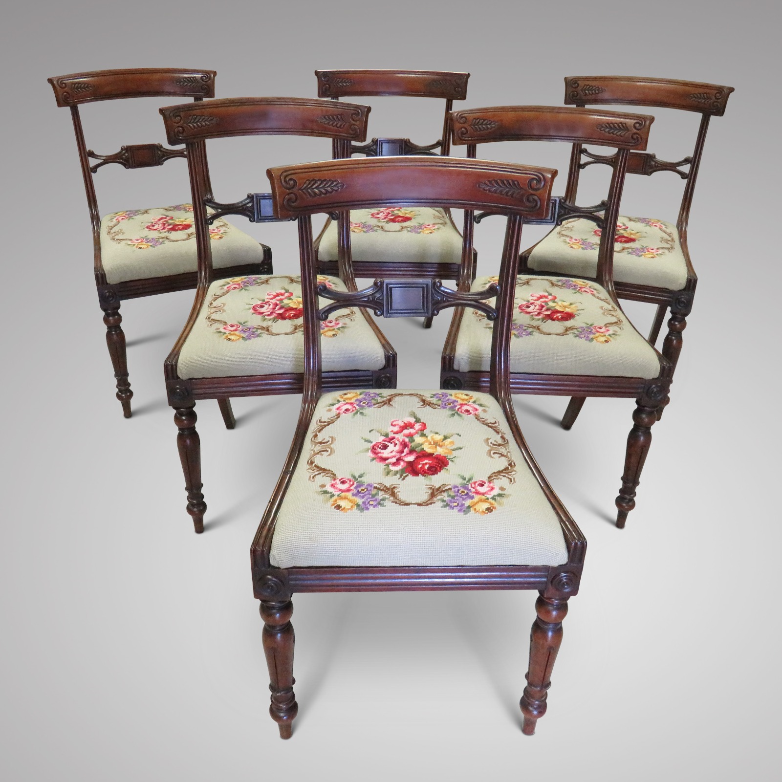 Six Excellent Quality William IV Mahogany Dining Chairs (1 of 1) Six Excellent Quality William IV Mahogany Dining Chairs (1 of 1)
