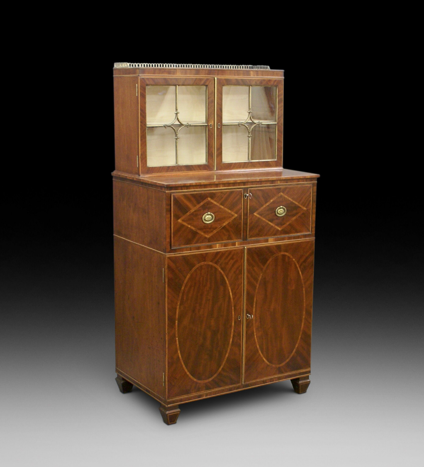 Rare & Diminutive Georgian Secretaire Bookcase (1 of 6) Rare & Diminutive Georgian Secretaire Bookcase (1 of 6)