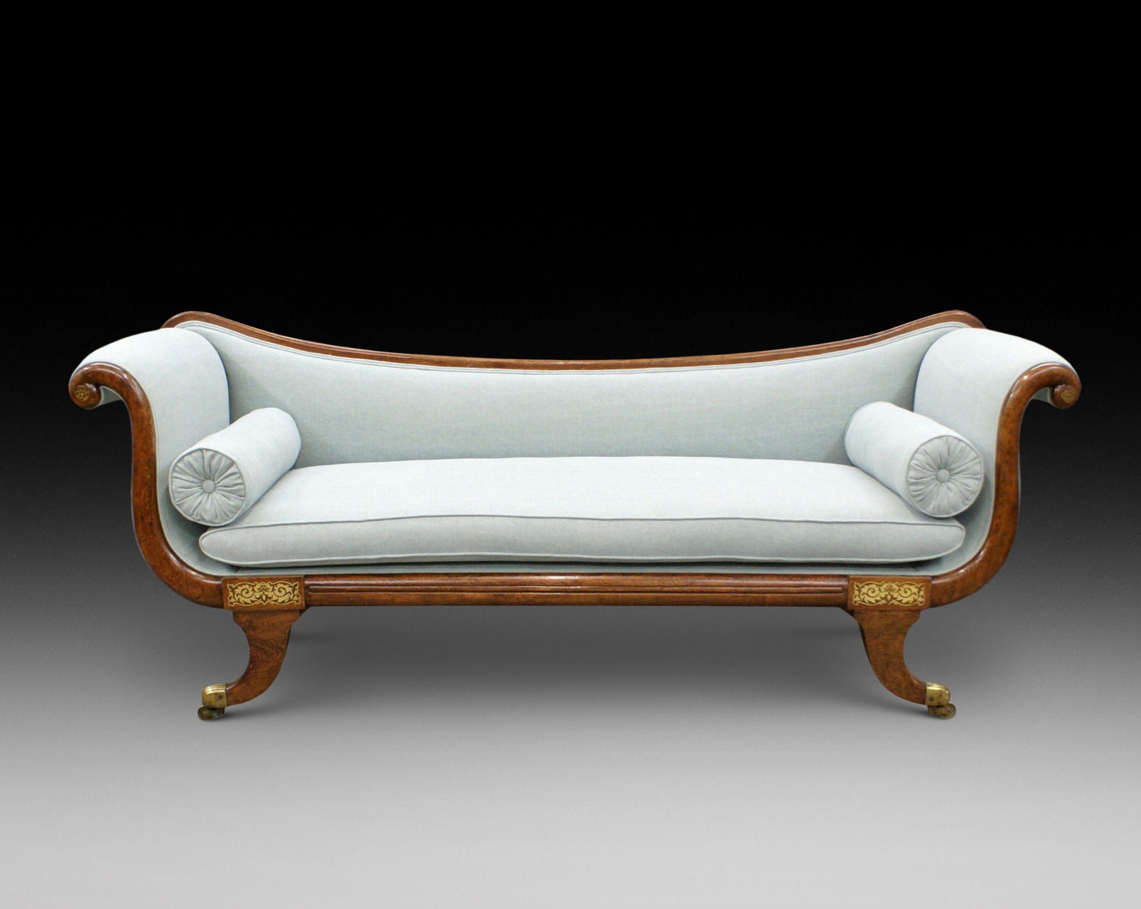 Regency Period, Brass Inlaid Sofa (1 of 1) Regency Period, Brass Inlaid Sofa (1 of 1)