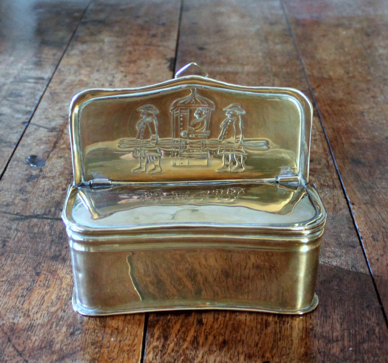 19th Century Brass Candle Box (1 of 1) 19th Century Brass Candle Box (1 of 1)