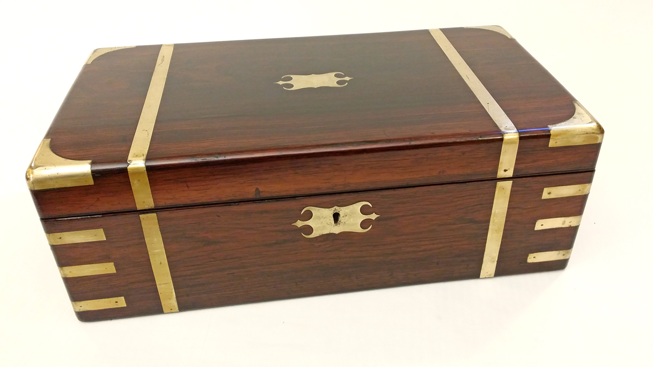 Rosewood Campaign Writing Slope / Box (1 of 1) Rosewood Campaign Writing Slope / Box (1 of 1)