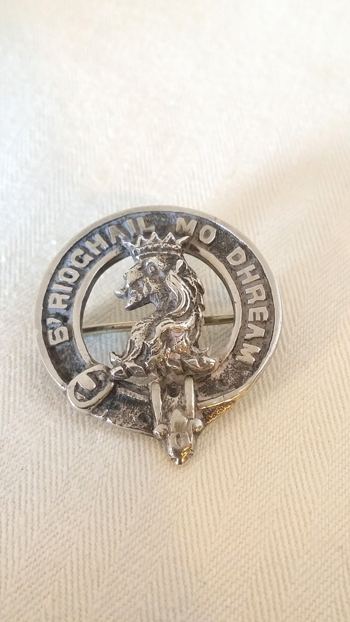 Scottish Silver Clan Badge, S’Rioghal Mo Dhream (1 of 4) Scottish Silver Clan Badge, S’Rioghal Mo Dhream (1 of 4)
