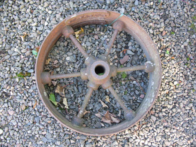 19th Century Cast Iron Wheel (1 of 4)