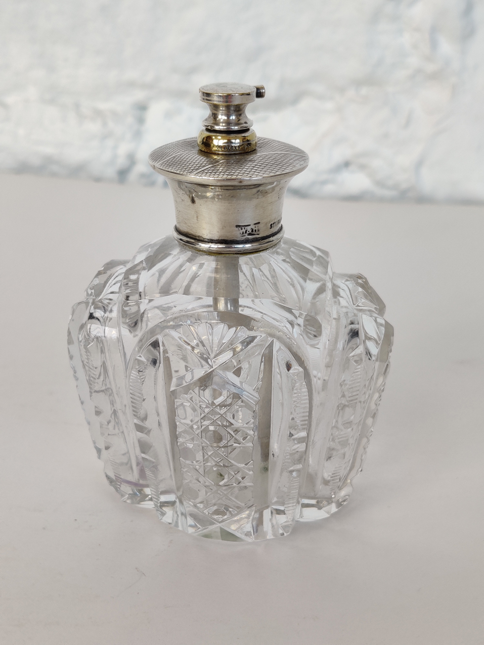 Silver Collared Perfume Bottle (1 of 3) Silver Collared Perfume Bottle (1 of 3)