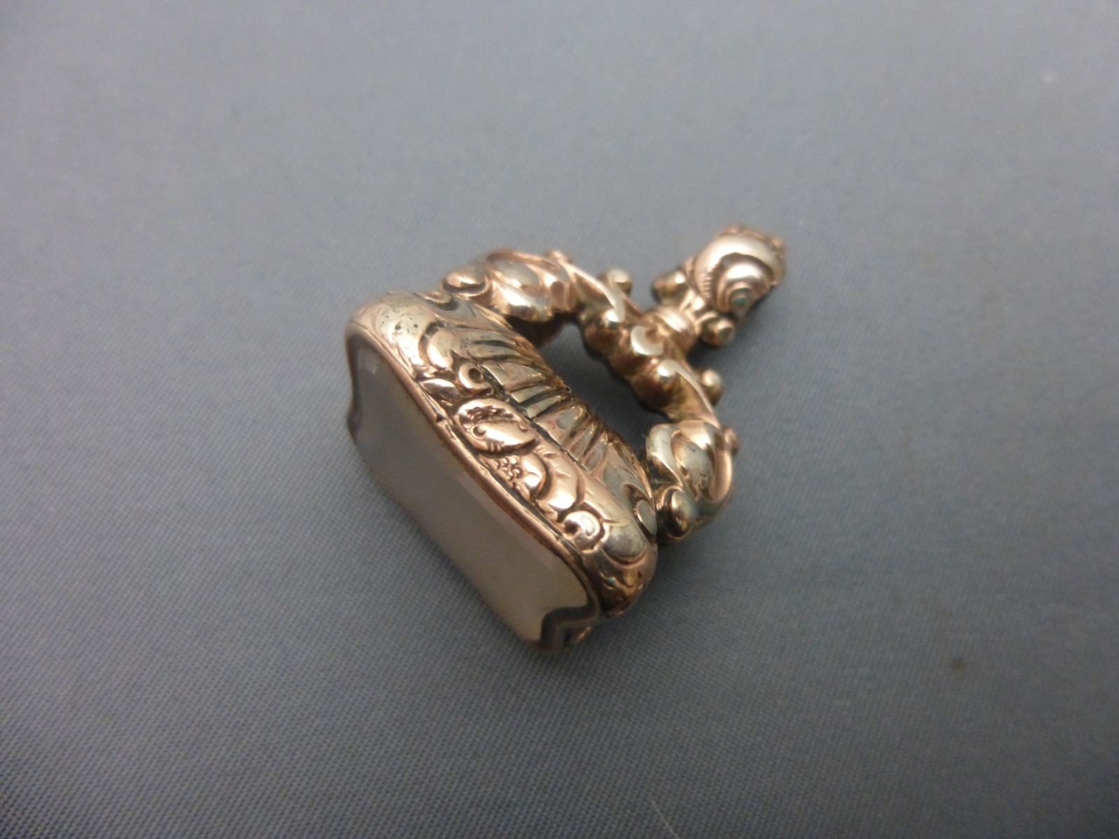 Early Vistorian Gold Plated Fob (1 of 5)