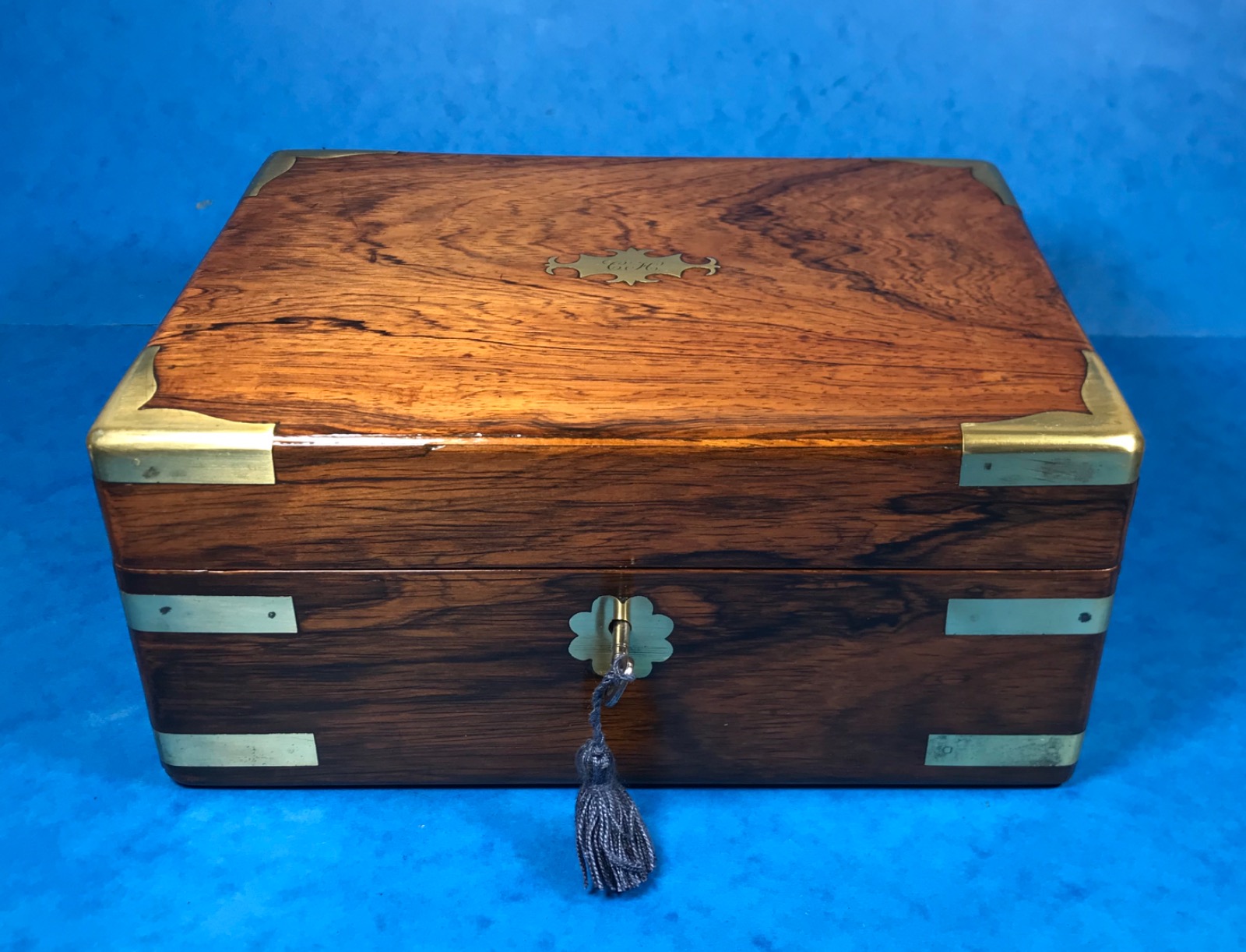 Georgian Rosewood Military Campaign Box (1 of 1) Georgian Rosewood Military Campaign Box (1 of 1)