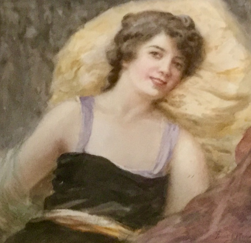 Frederick J.Knowles Watercolour ‘A Lady of Quality’ (1 of 2)