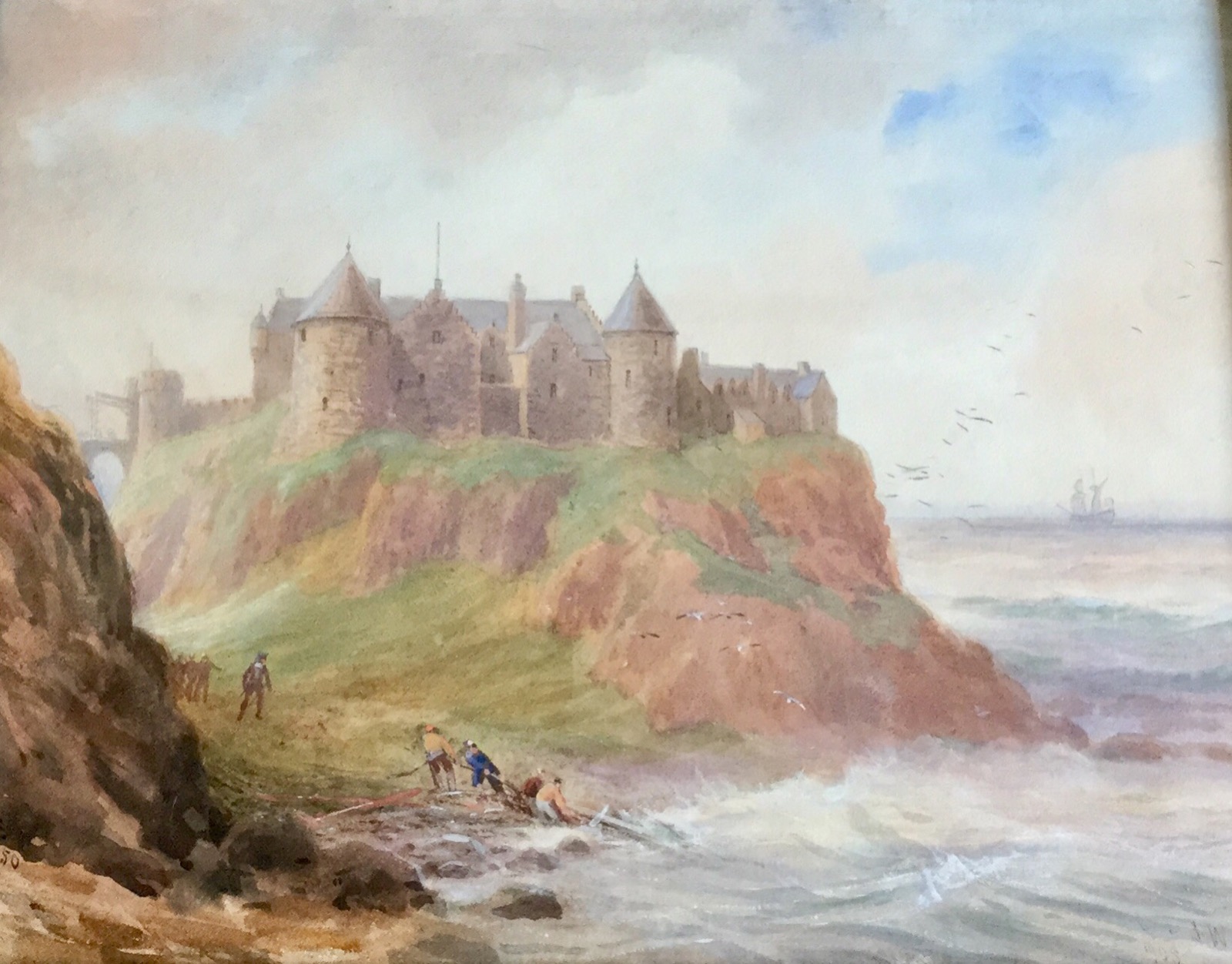 Joseph William Carey Watercolour - Dunluce Castle, County Antrim, Northern Ireland (1 of 4) Joseph William Carey Watercolour - Dunluce Castle, County Antrim, Northern Ireland (1 of 4)