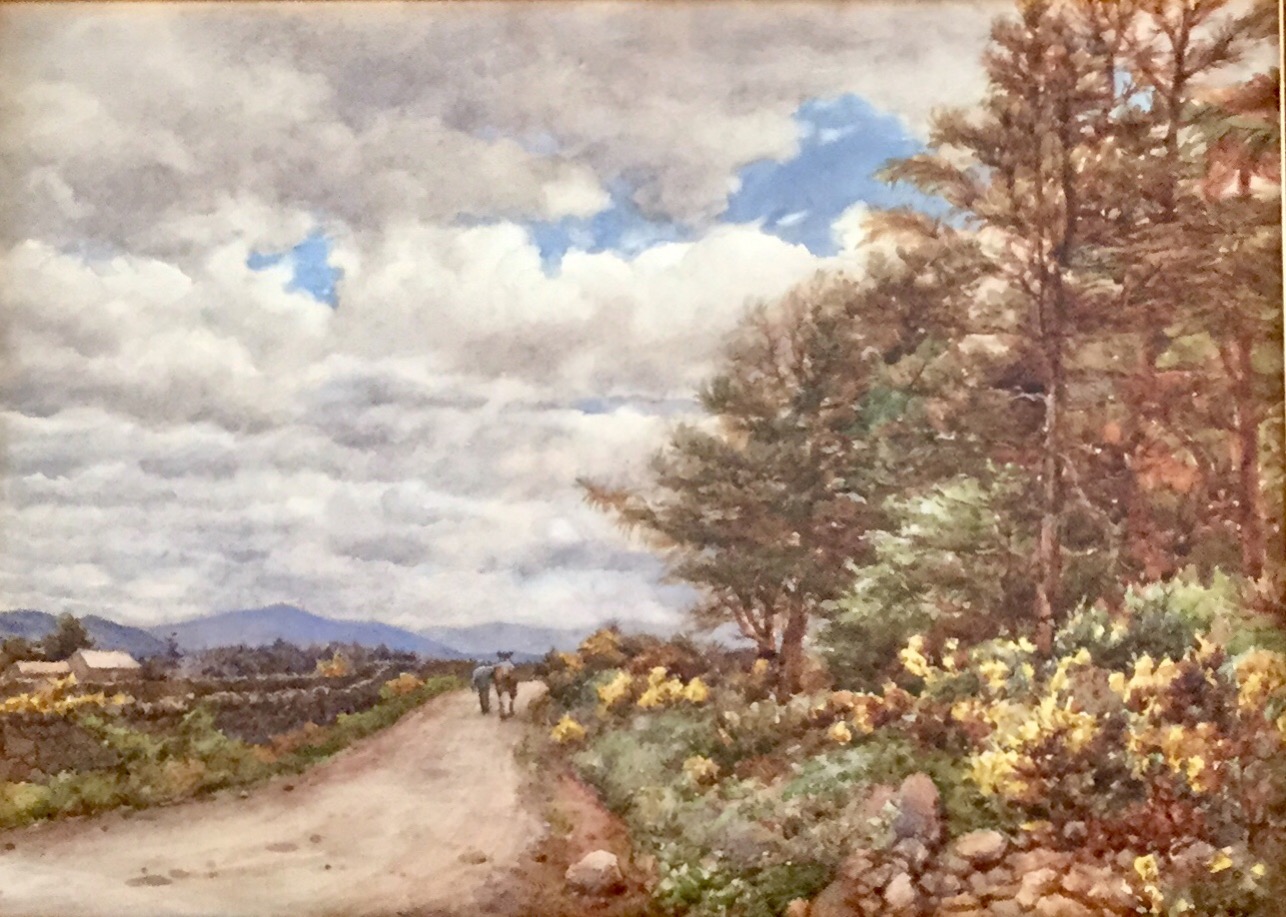 John Dobby Walker Watercolour - The Road To The Hills, Aberdeen (1 of 4) John Dobby Walker Watercolour - The Road To The Hills, Aberdeen (1 of 4)