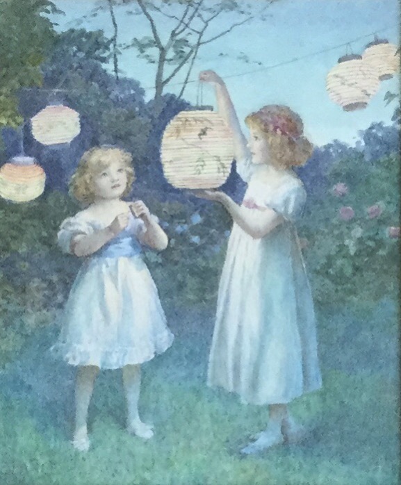 Eveline Lance Watercolour - In the Garden (1 of 2)