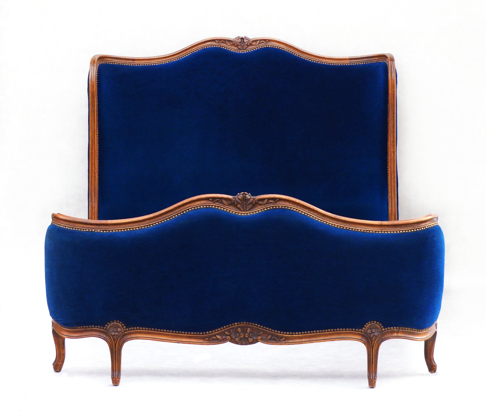 French Double Corbeille Bed Louis XV Revival (1 of 1) French Double Corbeille Bed Louis XV Revival (1 of 1)