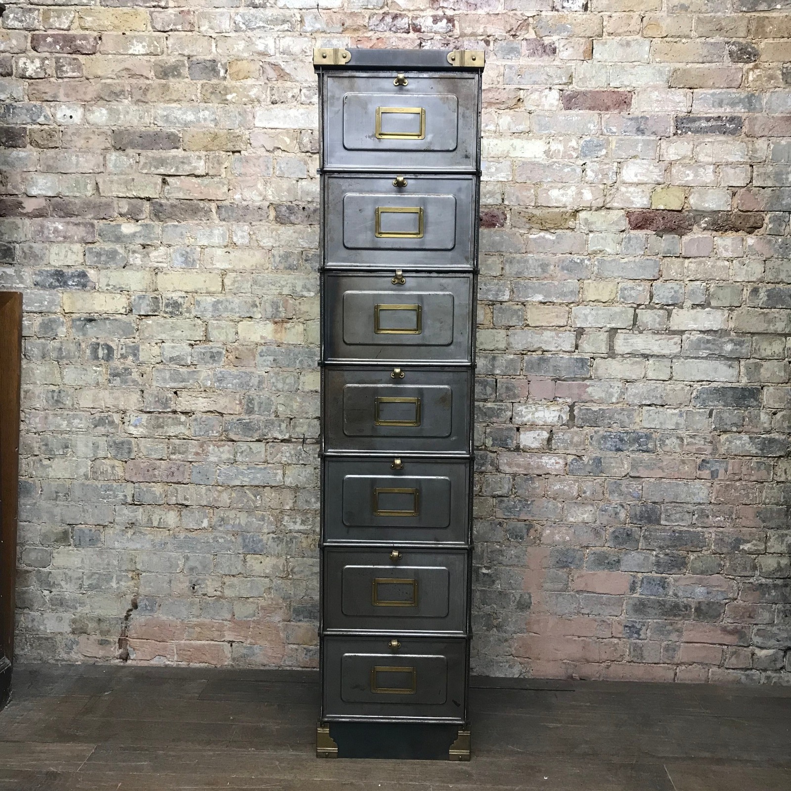 Forges De Strasbourg Single Flip Down Cabinet c.1920 (1 of 4)