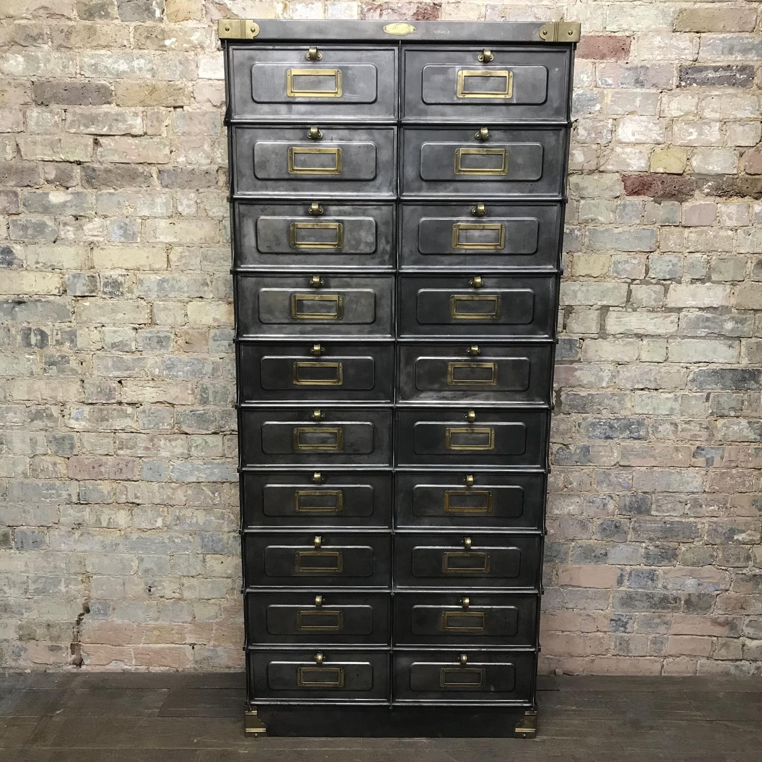 Forges De Strasbourg Flip Down Cabinet c.1920 (1 of 4) Forges De Strasbourg Flip Down Cabinet c.1920 (1 of 4)