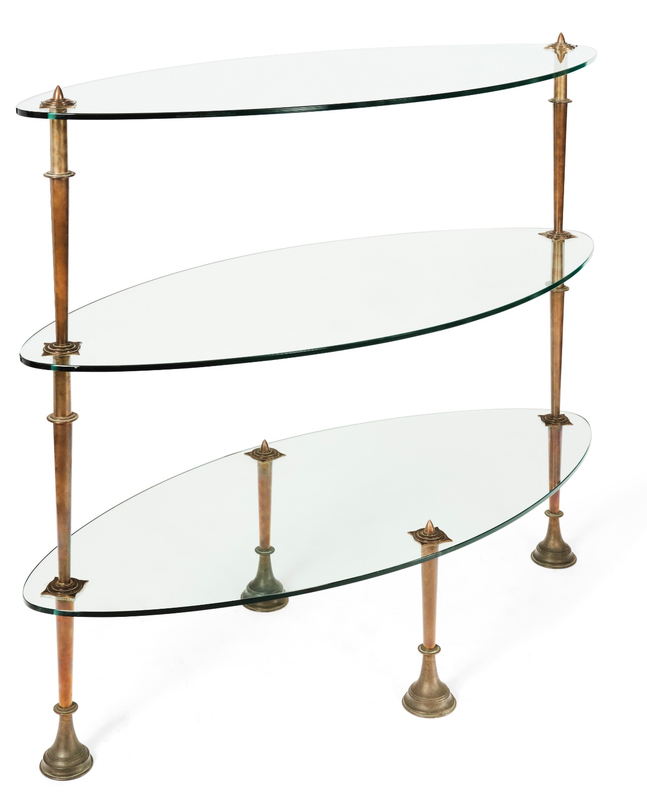 Glass Bronze Shop Shelving Unit (1 of 3)