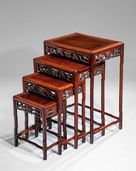 19th Century Chinese Nest of Tables (1 of 3)
