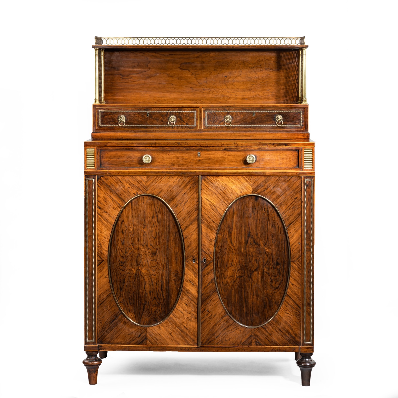 Regency Rosewood Side Cabinet - Attributed to John Mclean (1 of 9)