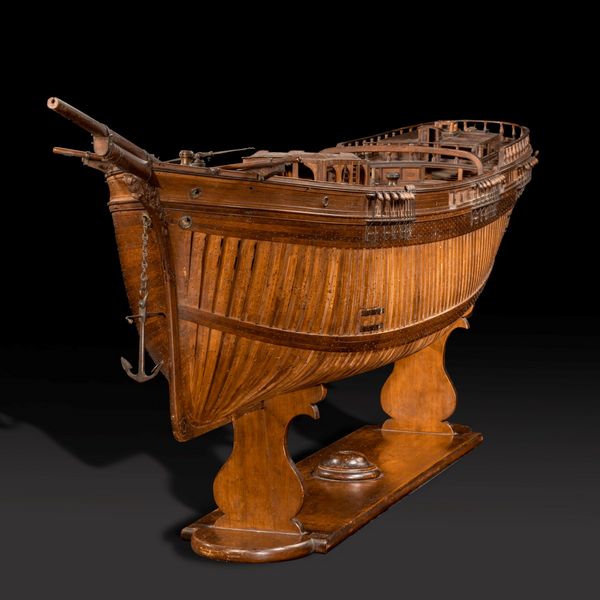 Italian Walnut Scale Model of a Clipper c.1880 (1 of 18)