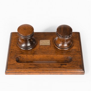 Desk Set Made of Timber from HMS Collingwood, England c.1890 (1 of 5) Desk Set Made of Timber from HMS Collingwood, England c.1890 (1 of 5)