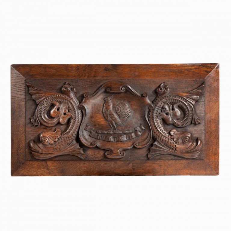 Oak Barge Board with the Insignia of Admiral Sir G.E. Patey (1 of 4) Oak Barge Board with the Insignia of Admiral Sir G.E. Patey (1 of 4)