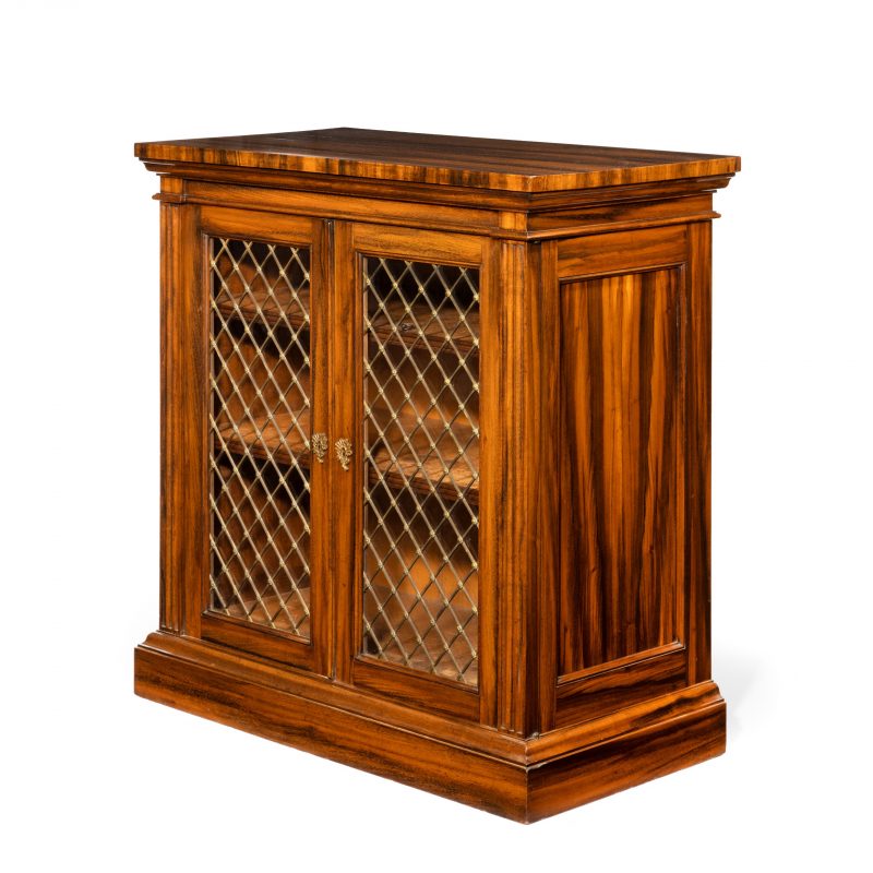 Late Regency Gonçalo Alves Two-Door Side Cabinet attributed to Gillows (1 of 6)