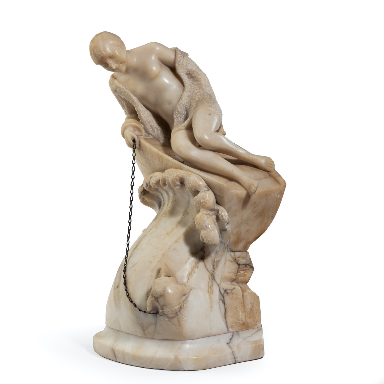 Art Deco Alabaster Carving c.1920 (1 of 6)