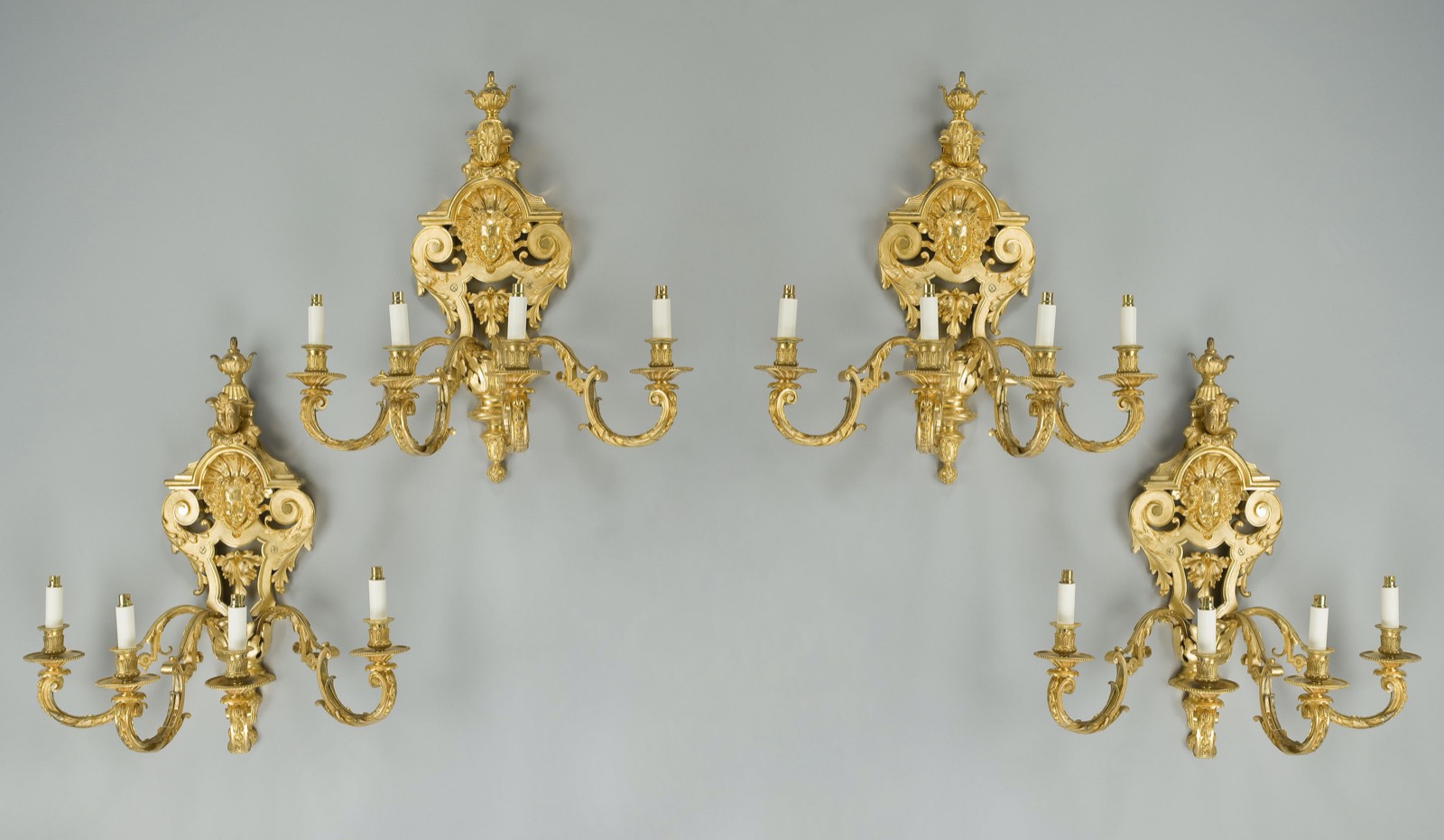 French Gilt Wall Lights c.1890 (1 of 3)